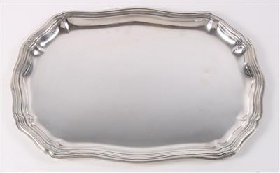 Italienisches Silber Tablett, - Antiques