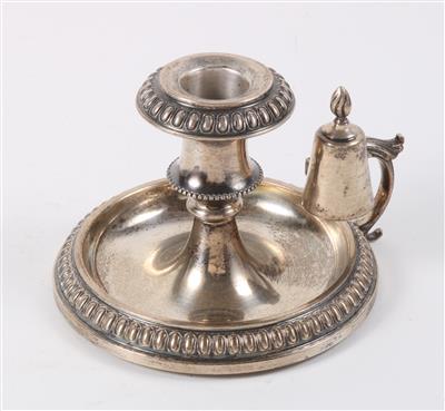 Silber Handkerzenleuchter, - Antiques