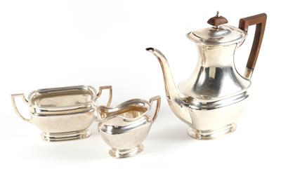 Birminghamer Silber Kaffeegarnitur, - Antiquitäten