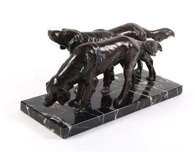 2 Jagdhunde, - Antiquariato