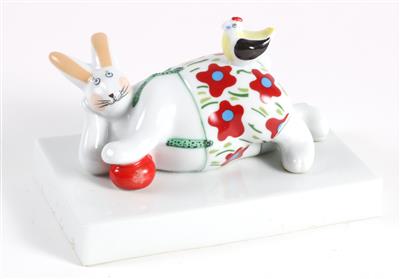 Rosemarie Benedikt, liegender Hase - Antiques