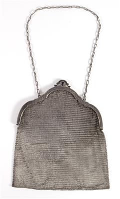 Silber Abendtasche, - Antiques