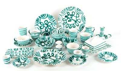 Gmundner Keramik Speise- und Kaffeeserviceteile: - Antiquitäten