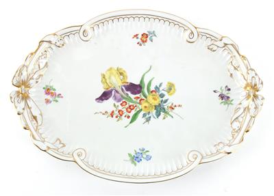 Ovale Meissen Platte, - Antiquariato