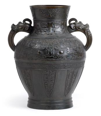 Bronze Vase, China, 18. Jh. - Antiquariato