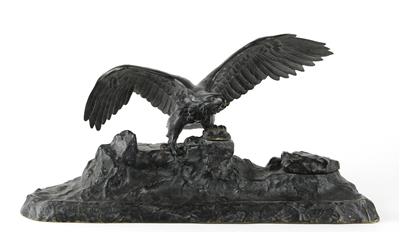 Adler mit Tintenfass, - Antiquariato