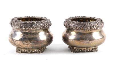 2 kleine Londoner Silber Schalen - Antiques