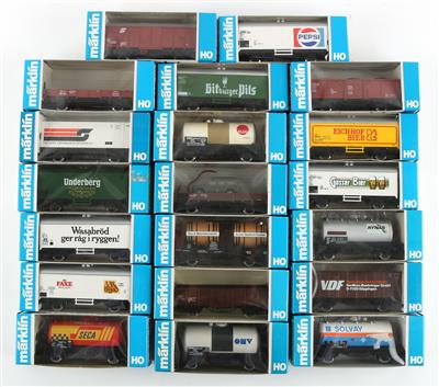 Märklin H0, Konvolut Waggons im OK, - Toys