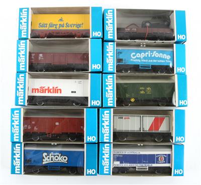 Märklin H0, Konvolut Waggons im OK, - Toys