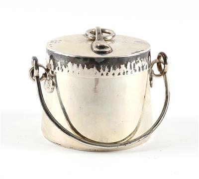 Italienisches Silber Deckelgefäß, - Antiques