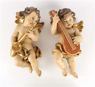 Paar musizierende Engel, - Antiques