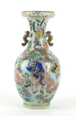 Famille rose Vase, - Asiatica