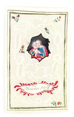 Spickelbild S. Maria Hilf, - Weihnachtskrippen, Skulpturen und Volkskunst