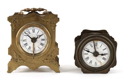 Zwei deutsche Tischwecker um 1900 - Watches and antique scientific instruments