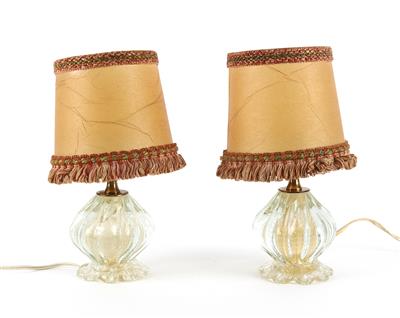Paar Tischlampen, - Antiquitäten