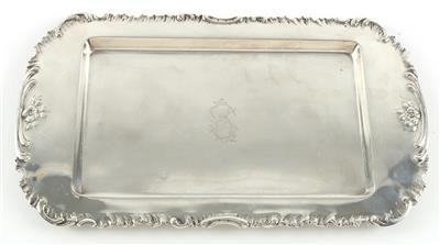 Wiener Silber Tablett, - Antiques