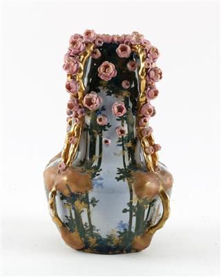 Jugendstil Vase, - Saisoneröffnung - Antiquitäten