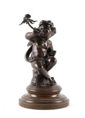 Putto-Öllampe, - Antiques