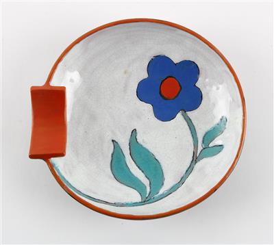 dekorative Schale mit stilisierter Blume, erste Hälfte des 20. Jhdts., - Antiquitäten