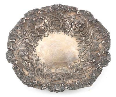 Londoner Silber Teller, - Antiquitäten