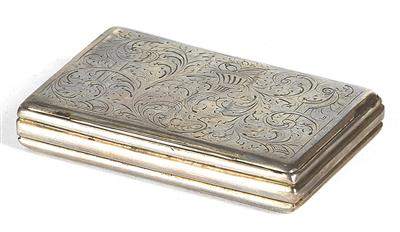 Wiener Silber Deckeldose von 1839, - Antiquitäten