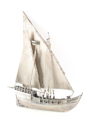 Segelschiff, - Stříbro