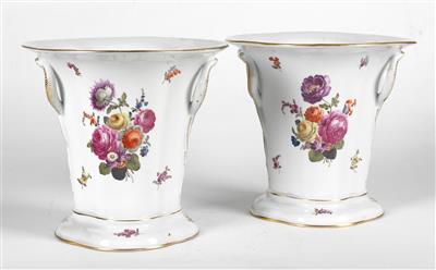 1 Paar Vasen, - Antiquariato