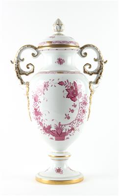 Deckelvase, - Antiques