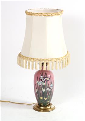 Cloisonné Tischlampe, - Antiquitäten