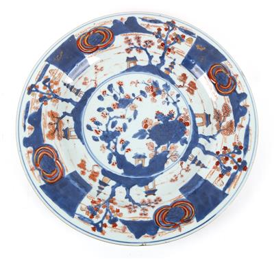 Großer Imari Teller, China, Kangxi Periode, - Antiquitäten
