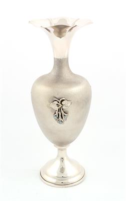 Italienische Silber Vase, - Antiques