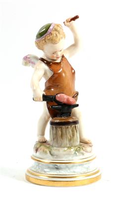 Schmiedender Amor, - Antiques