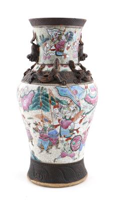 Famille rose Vase, - Antiques