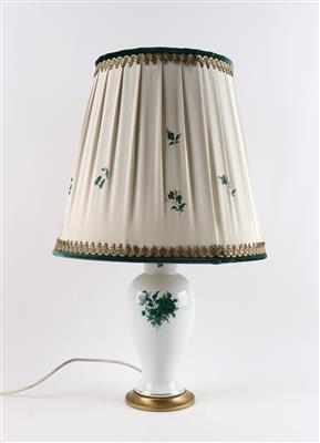 1 Tischlampe mit 2 Glühbirnen Höhe 59 cm, - Starožitnosti