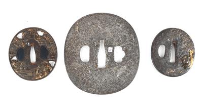 3 Tsuba, - Asiatika