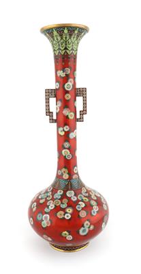 Cloisonné Vase, - Antiquitäten, Historische Textilien und Trachtenschmuck