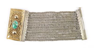 Silber Armband, - Antiquitäten, Historische Textilien und Trachtenschmuck