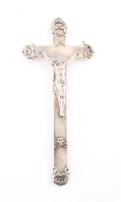 Silber kreuz mit Corpus Christi, - Silber