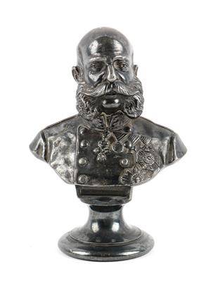 Kaiser Franz Joseph Büste, - Antiquitäten
