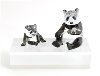 Pandamutter mit Baby, - Antiques