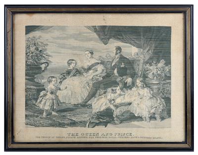 Queen Viktoria mit Prinz Albert und Kindern, - Starožitnosti