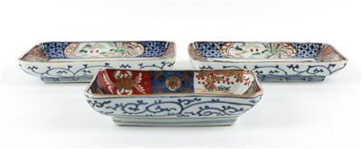 3 Imari Schalen, - Antiques