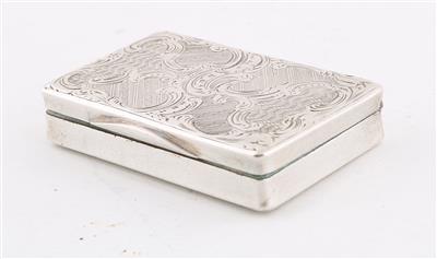 Wiener Silber Deckeldose von 1844, - Stříbro