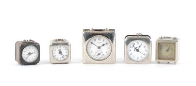 Konvolut 5 Würfelwecker - Antiques, clocks, scientific Instruments and models