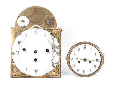 Zwei Stockuhrwerke des 18 Jh. - Antiquitäten, Uhren, historische wissenschaftliche Instrumente und Modelle