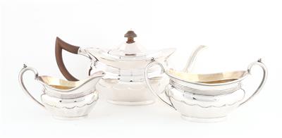 Teekanne, Gießer, Zuckerschale, - Antiquariato
