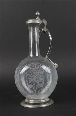 Barocker Krug mit Zinnmontierung, - Antiquariato