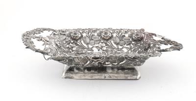Wiener Silber Korb, - Antiquitäten