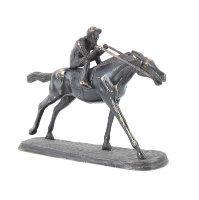 Jockey zu Pferd, - Antiquariato