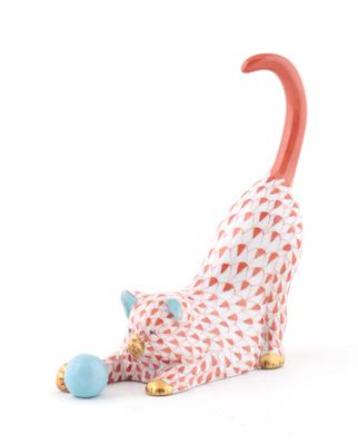 Katze mit Ball, - Antiques